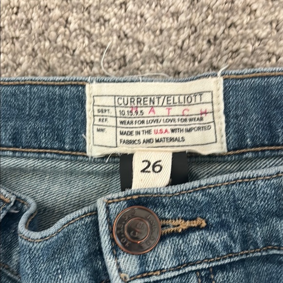 HATCH x Current/Elliott Maternity Jean Shorts - Picture 2 of 3
